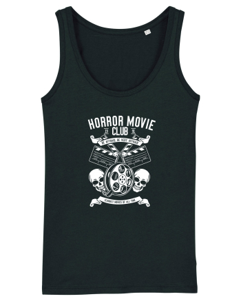 Horror Movie Club White Black