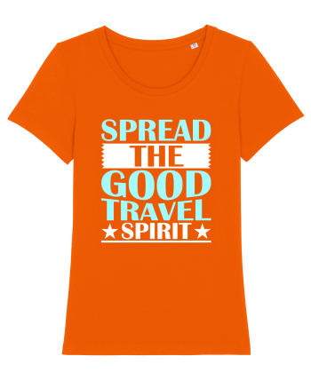 Spread The Good Travel Spirit Bright Orange