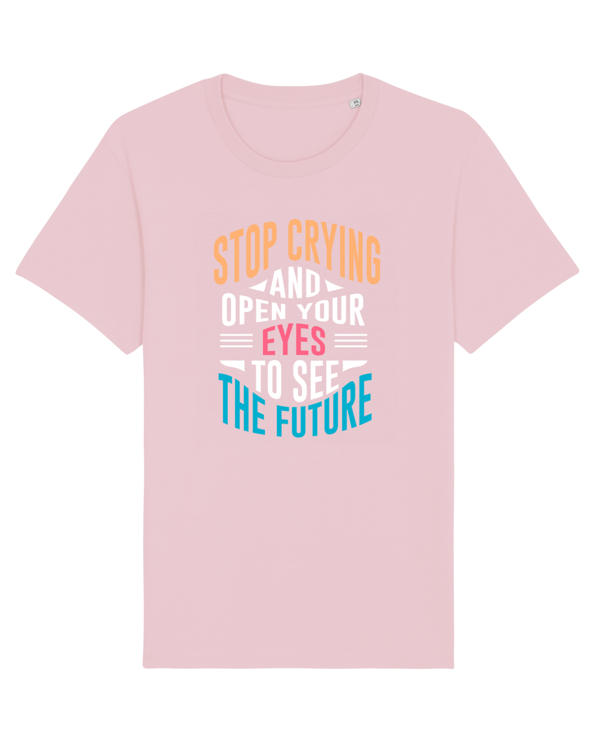 Tricou mânecă scurtă Unisex Rocker Cotton Pink