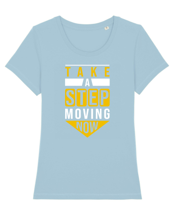 Take A Step Moving Now Sky Blue