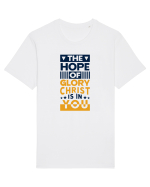 The Hope Of Glory Christ Is In You Tricou mânecă scurtă Unisex Rocker