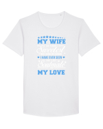 WIFE Tricou mânecă scurtă guler larg Bărbat Skater