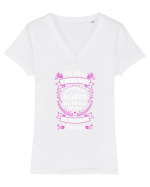 SISTER Tricou mânecă scurtă guler V Damă Evoker
