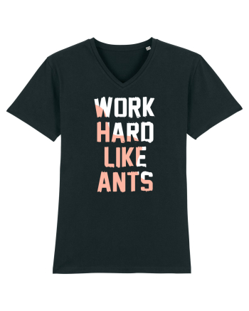 Work Hard Like Ants Black