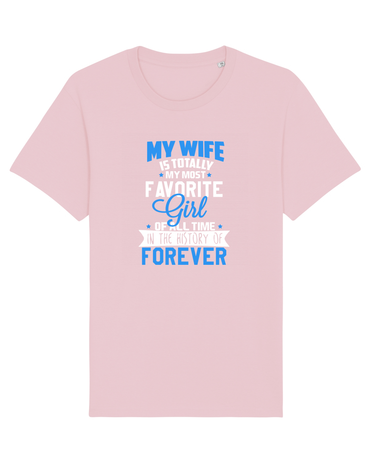 Tricou mânecă scurtă Unisex Rocker Cotton Pink