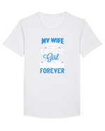 WIFE Tricou mânecă scurtă guler larg Bărbat Skater