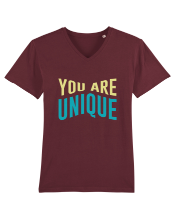 You Are Unique Burgundy