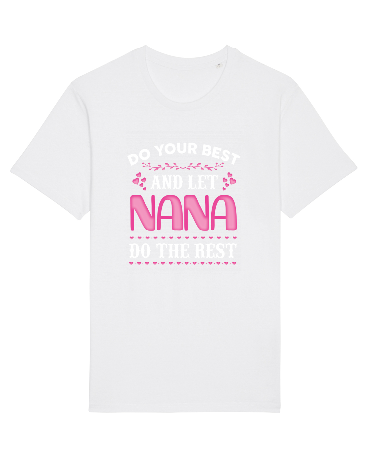 Tricou mânecă scurtă Unisex Rocker White