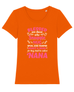 NANA Tricou mânecă scurtă guler larg fitted Damă Expresser