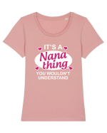 NANA Tricou mânecă scurtă guler larg fitted Damă Expresser