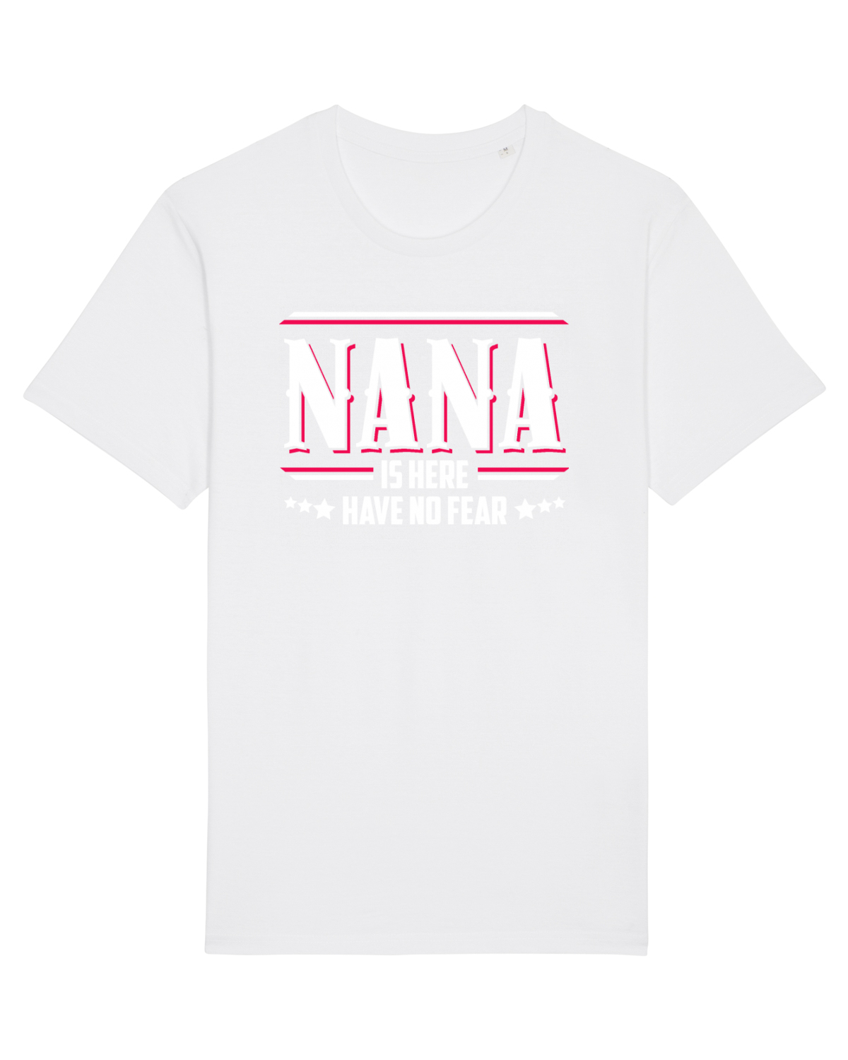 Tricou mânecă scurtă Unisex Rocker White