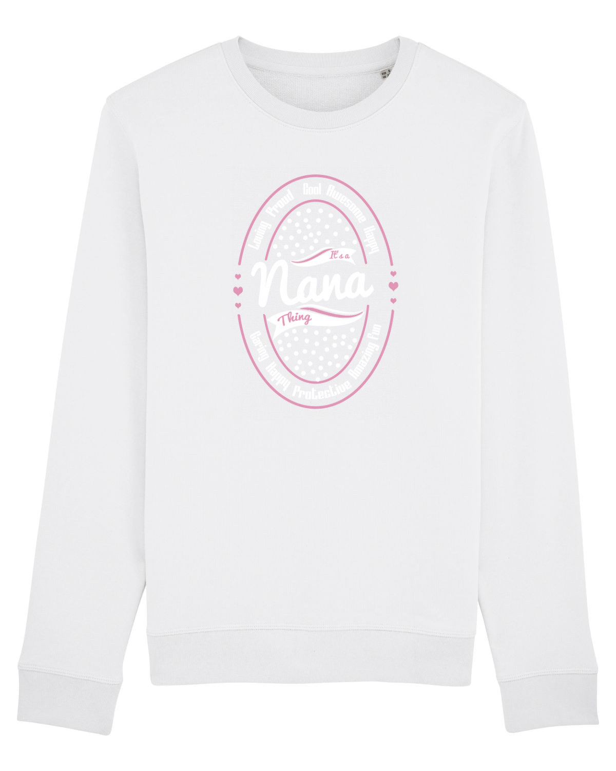 Bluză mânecă lungă Unisex Rise White