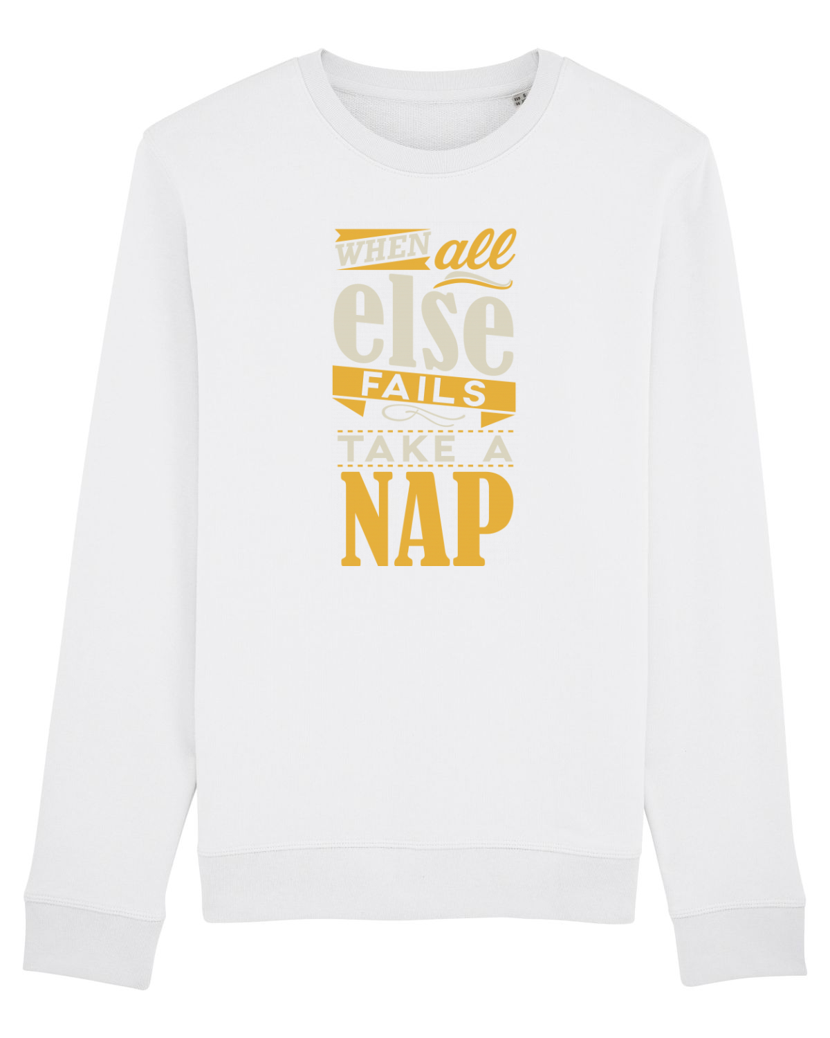 Bluză mânecă lungă Unisex Rise White