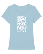 INKED Tricou mânecă scurtă guler larg fitted Damă Expresser