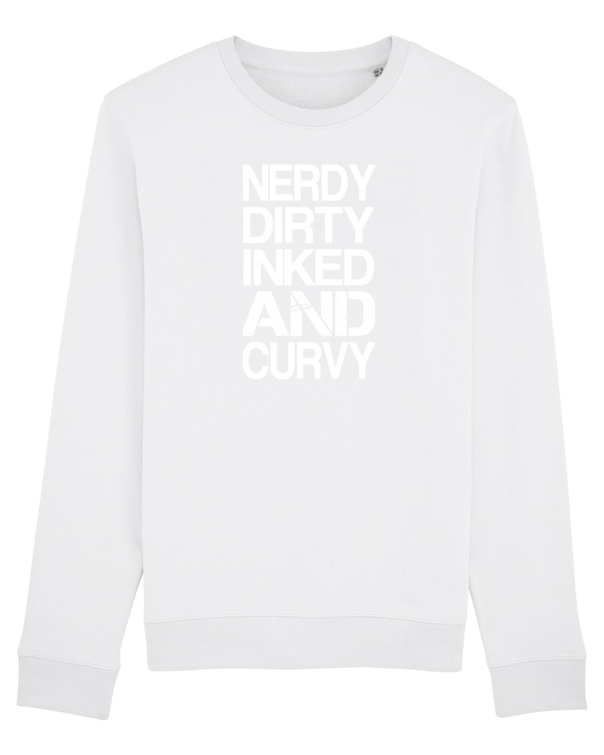 Bluză mânecă lungă Unisex Rise White