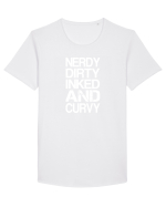 INKED Tricou mânecă scurtă guler larg Bărbat Skater