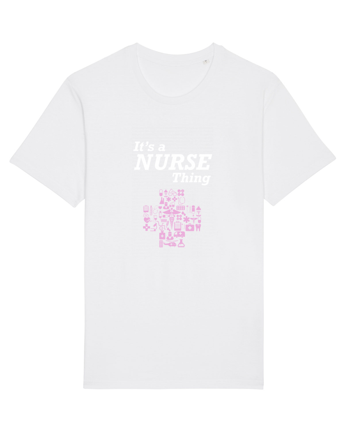 Tricou mânecă scurtă Unisex Rocker White