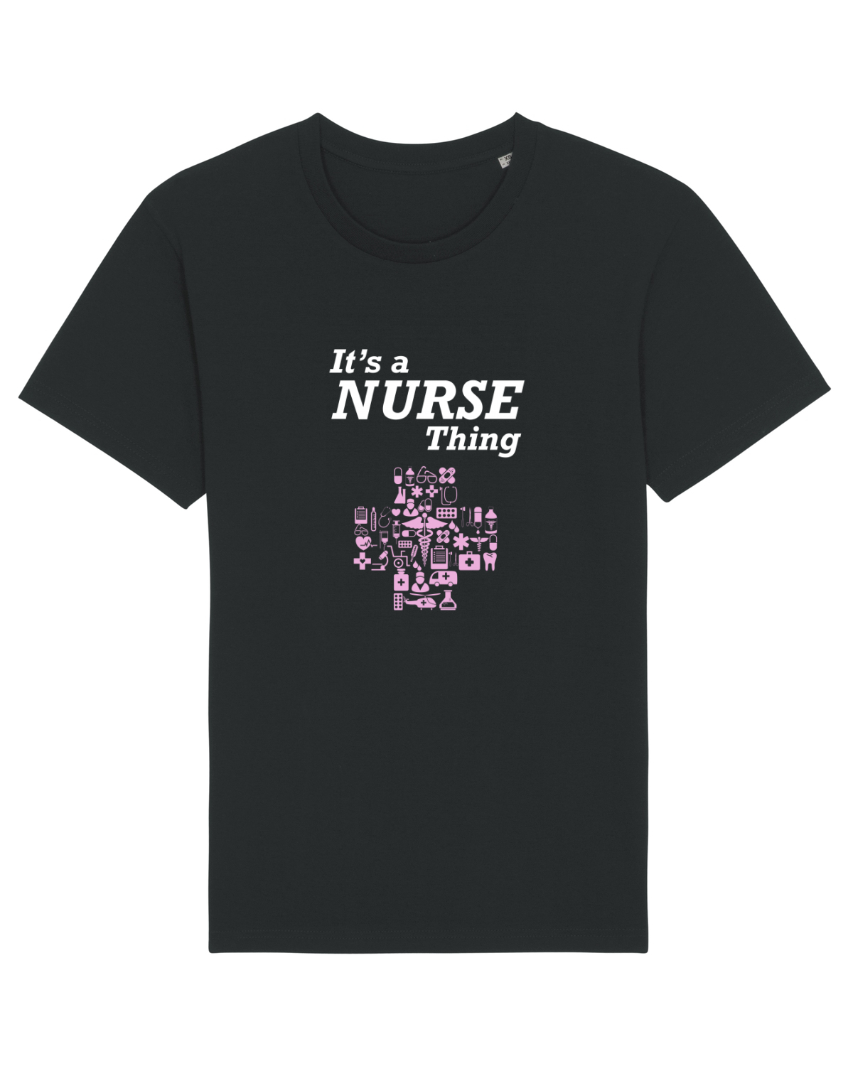 Tricou mânecă scurtă Unisex Rocker Black
