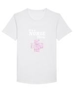 NURSE Tricou mânecă scurtă guler larg Bărbat Skater