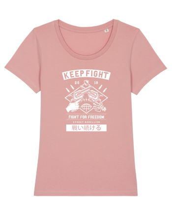 Fight for Freedom Skeleton White Canyon Pink