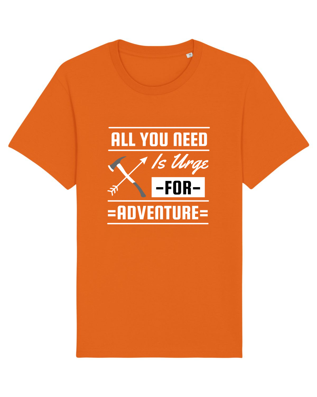 Tricou mânecă scurtă Unisex Rocker Bright Orange