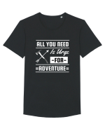 All You Need is an Urge for Adventure Tricou mânecă scurtă guler larg Bărbat Skater