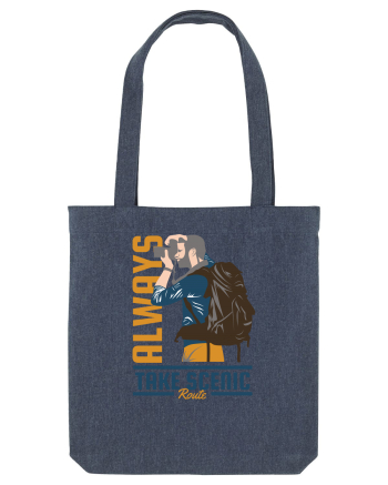 Always Take Scenic Route Midnight Blue
