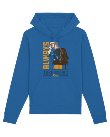 Always Take Scenic Route Royal Blue