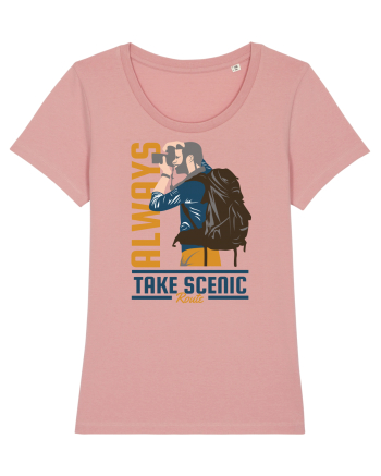 Always Take Scenic Route Canyon Pink