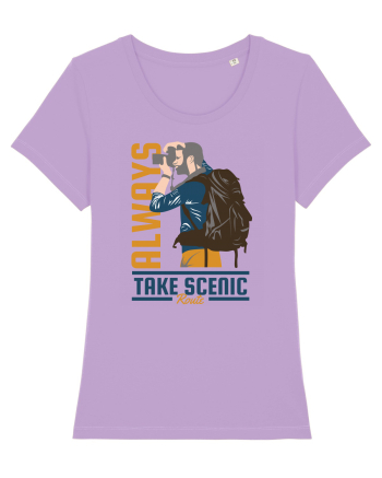 Always Take Scenic Route Lavender Dawn