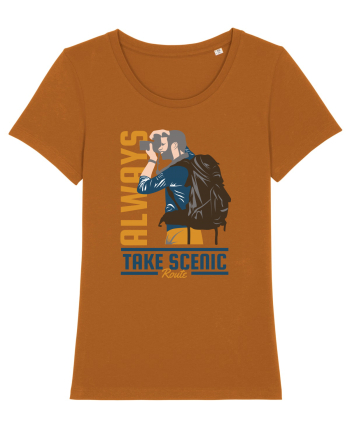 Always Take Scenic Route Roasted Orange