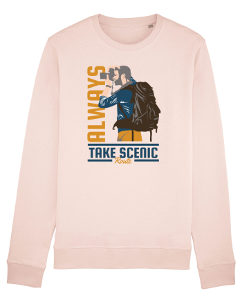 Always Take Scenic Route Candy Pink