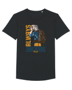 Always Take Scenic Route Tricou mânecă scurtă guler larg Bărbat Skater