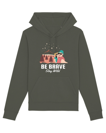 Be Brave Stay Wild Khaki