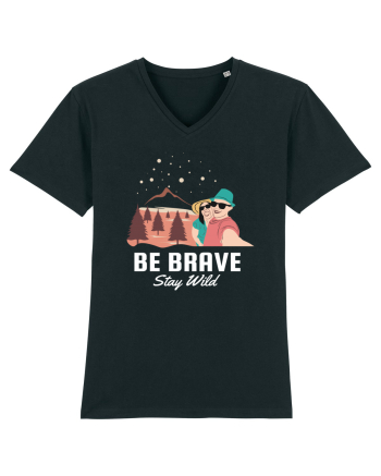 Be Brave Stay Wild Black