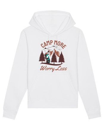 Camp More Worry Less White
