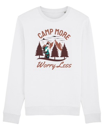 Camp More Worry Less White