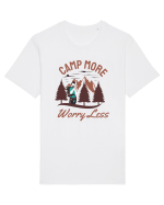Camp More Worry Less Tricou mânecă scurtă Unisex Rocker