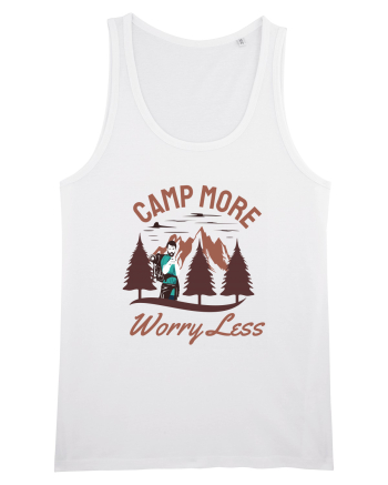 Camp More Worry Less White