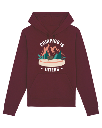 Camping is Intents Burgundy