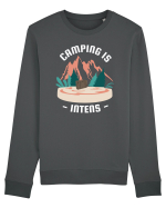 Camping is Intents Bluză mânecă lungă Unisex Rise
