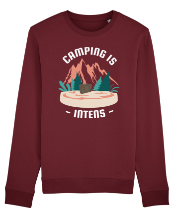 Camping is Intents Burgundy