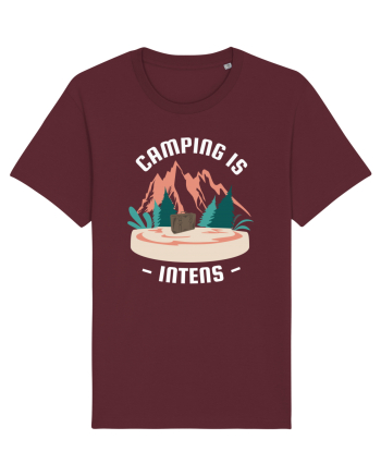 Camping is Intents Burgundy