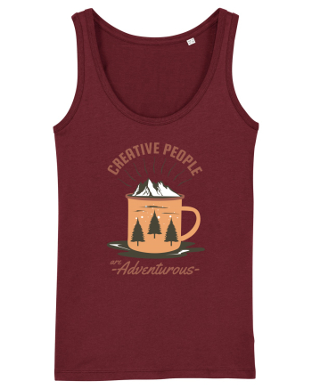 Creative People are Adventurous Burgundy