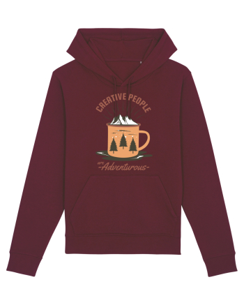 Creative People are Adventurous Burgundy