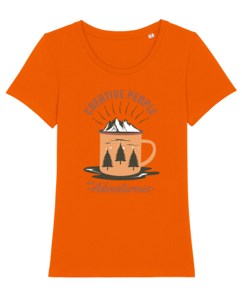 Creative People are Adventurous Bright Orange