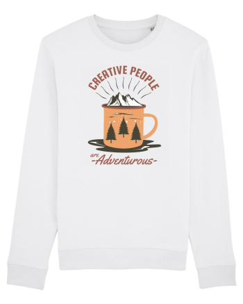 Creative People are Adventurous White