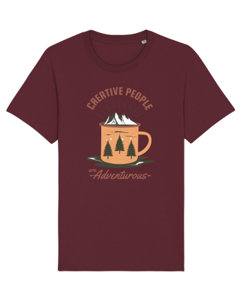 Creative People are Adventurous Burgundy