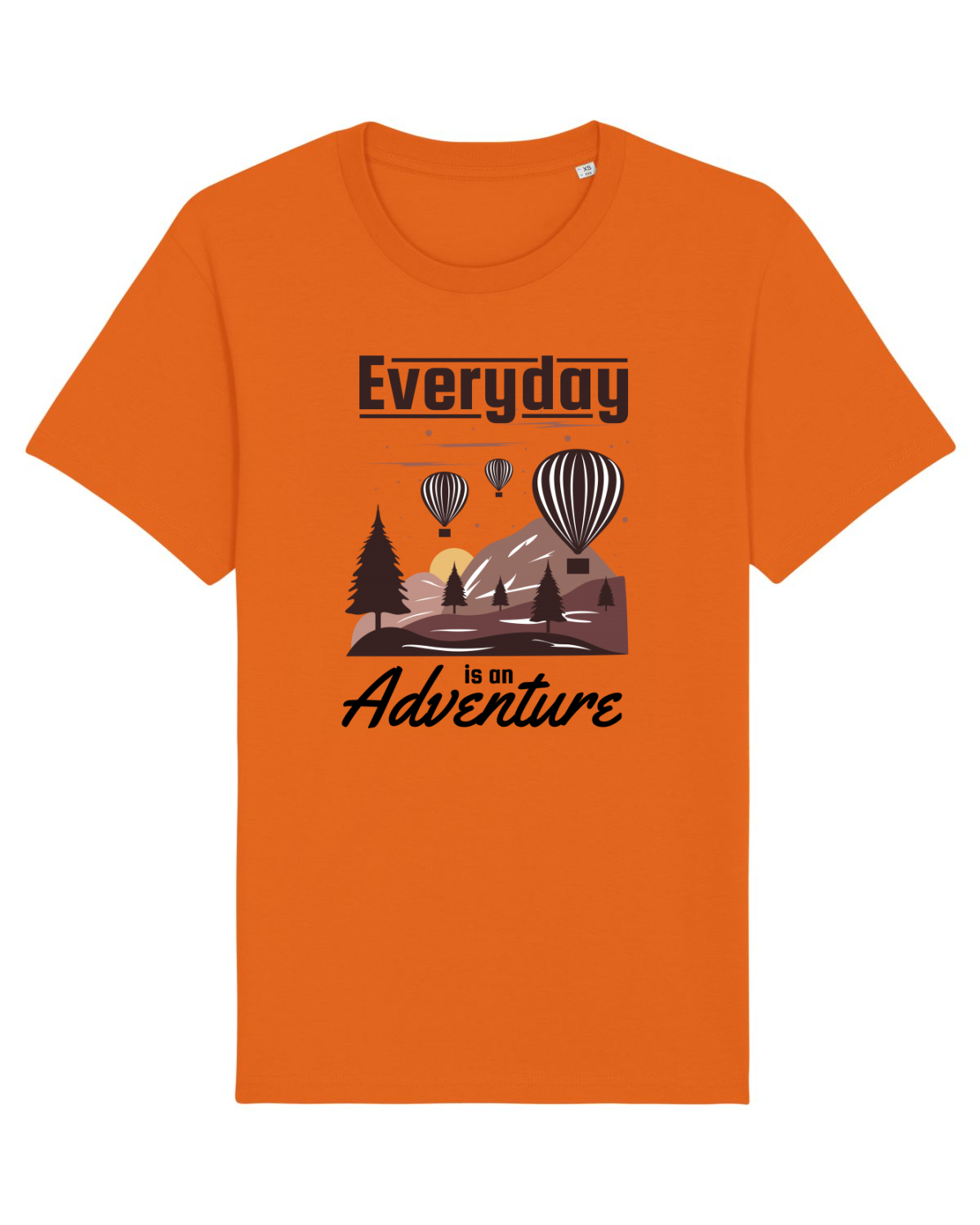 Tricou mânecă scurtă Unisex Rocker Bright Orange