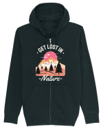 Get Lost In Nature Hanorac cu fermoar Unisex Connector